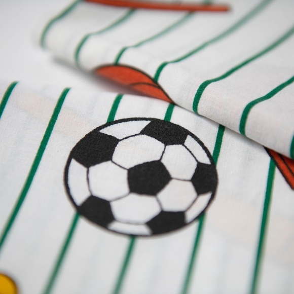 Set of 2 Vintage Whisper Soft Mills Sports Theme Standard Pillowcases - Picture 3 of 8